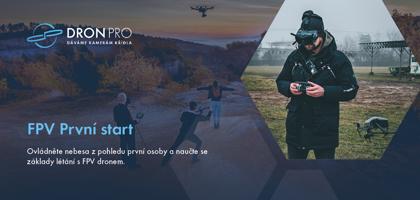 Dárkový poukaz na školení První start s FPV dronem