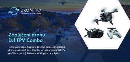 Dárkový poukaz na zapůjčení dronu DJI FPV Combo