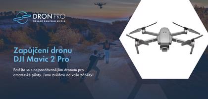 Dárkový poukaz na zapůjčení dronu DJI Mavic 2 Pro