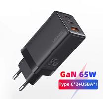 Nabíjecí adaptér USAMS 65W (2x USB-C a USB-A)