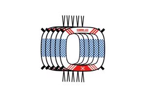 Závodní brána pro FPV drony (5ks) 1DJ0326